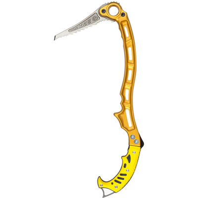 Sëpatë akulli Grivel Machine 3.0, teknike T-rated, dorezë gome, e verdhë
