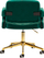 Karrige zyre 4Rico QS-OF213G, velvet, me rrota, jeshile