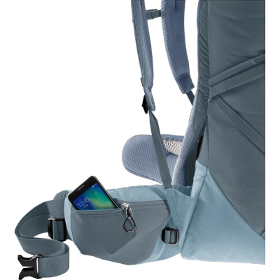 Çantë shpine trekking Deuter Aircontact Core 40+10L, sistem Aircontact, unisex, gri