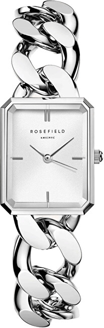Rosefield Женски часовник Octagon XS Studio Silver, 19.5 mm