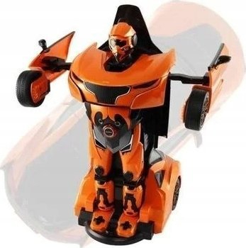 Lodër makinë‑robot me pult, 1:14, 2.4GHz, portokalli