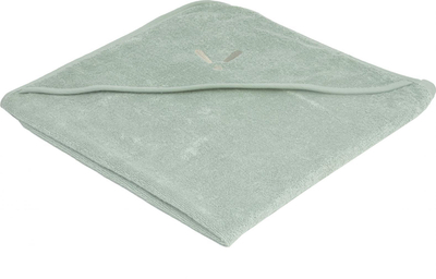 Peshqir bebe me kapuç TowelPower Bamboo Cotton, bambu me pambuk, me qëndisje, jeshil i hapur