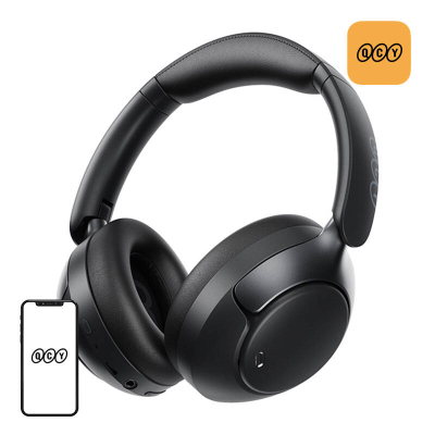 Kufje pa tela QCY H3 Pro, Over Ear, Adaptive ANC 50dB, Bluetooth 5.4, të zeza