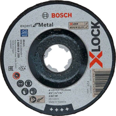 Disk prerës Bosch Expert T27 XLOCK, 125x22.23mm