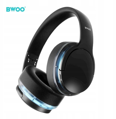 Kufje wireless BWOO BW587, on ear, ANC, të zeza
