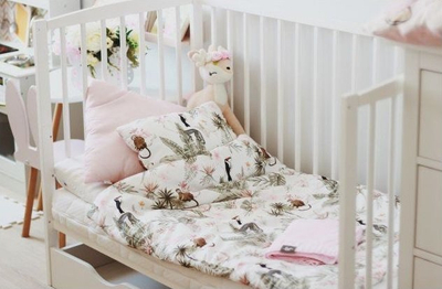 Set jorgan dhe jastëk Tropical Bamboo Bedding, bambu, anti alergjik, me print tropikal