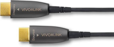 Kabllo HDMI Vivolink OPTIC, 4K 60Hz, HDMI 2.0, gri