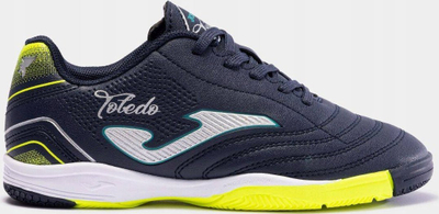 Atlete futbolli salle Joma Toledo Jr 2403 IN, për kalama, lëkurë sintetike, nr 26, blu navy