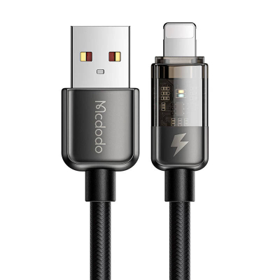 Kabllo USB Mcdodo CA-3140, USB-A në Lightning, 1.2m, e zezë