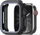 Mbulesë ore DUX DUCIS Bamo Series për Apple Watch 45mm, hybrid PC TPU, mban orën nga goditjet, zi-gri