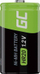 Bateri të rikarikueshme Green Cell HR20 D, 1.2V, 8000mAh, jeshile me të zezë