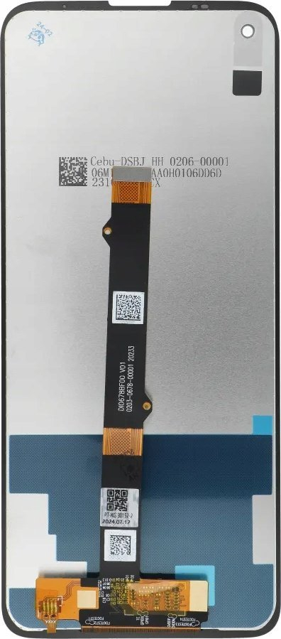 LCD екран FixCell за Motorola G9 Power, OEM, без рамка, црн