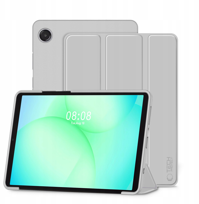 Mbrojtëse tableti Tech Protect SmartCase Samsung Galaxy Tab A9 A11 8.7", funksion Sleep Wake, gri