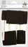 Set furça pikture Hasta Flat Sponge, 4 copë, sfungjer i sheshtë, druri, multingjyrëshe