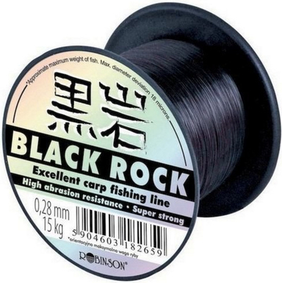 Fije per peshkim Robinson Line Black Rock 0,330 mm, 600 m 