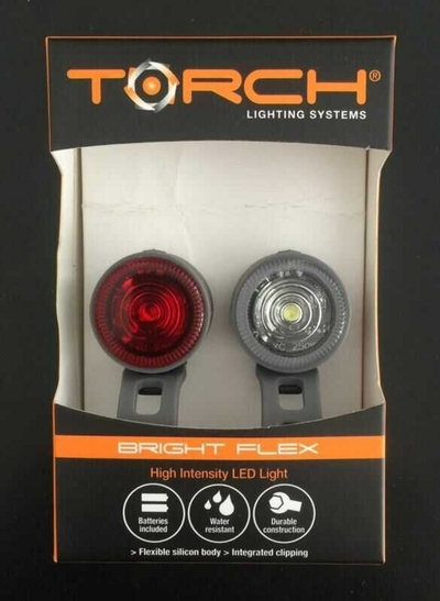 Set dritash biçiklete Torch 55010, të zeza / të kuqe
