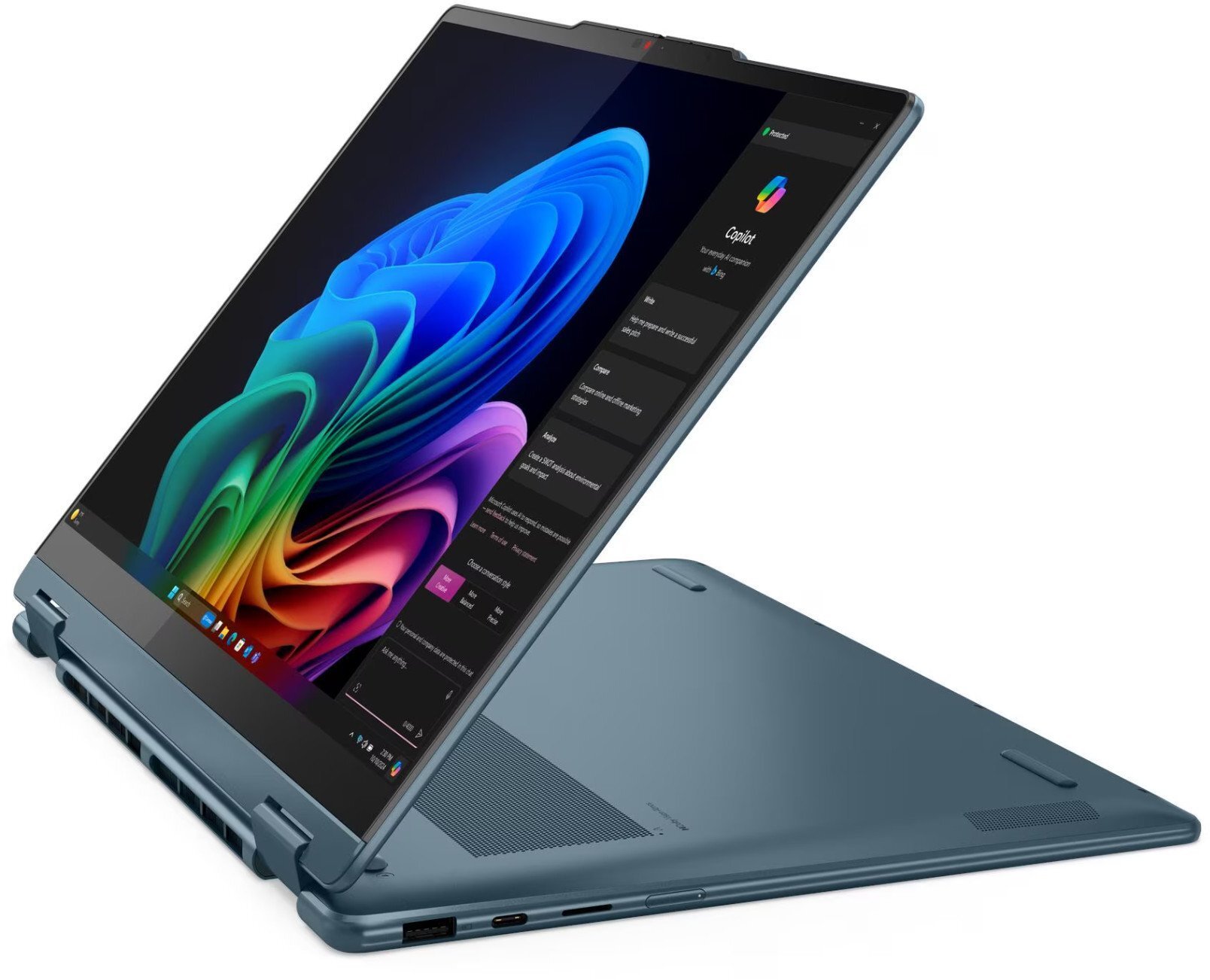Laptop Lenovo Yoga 7 2-in-1 14AKP10, 14", Ryzen AI 5 340, 16GB, 512GB, i kaltër 4