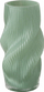 Vazo dekorative Glass Heather, qelq, 15.5x30 cm, jeshile