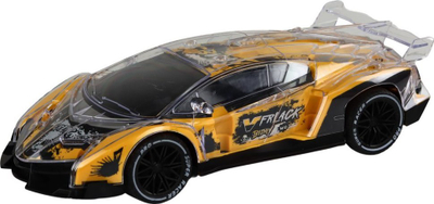 Makina sportive me telekomandë Leantoys Yellow R/C Sports Car, shkalla 1:16, e verdhë