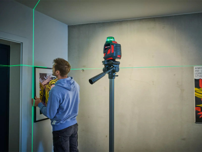 Nivel lazer Einhell TE-LL 360 G, vijë 360°, lazer jeshil