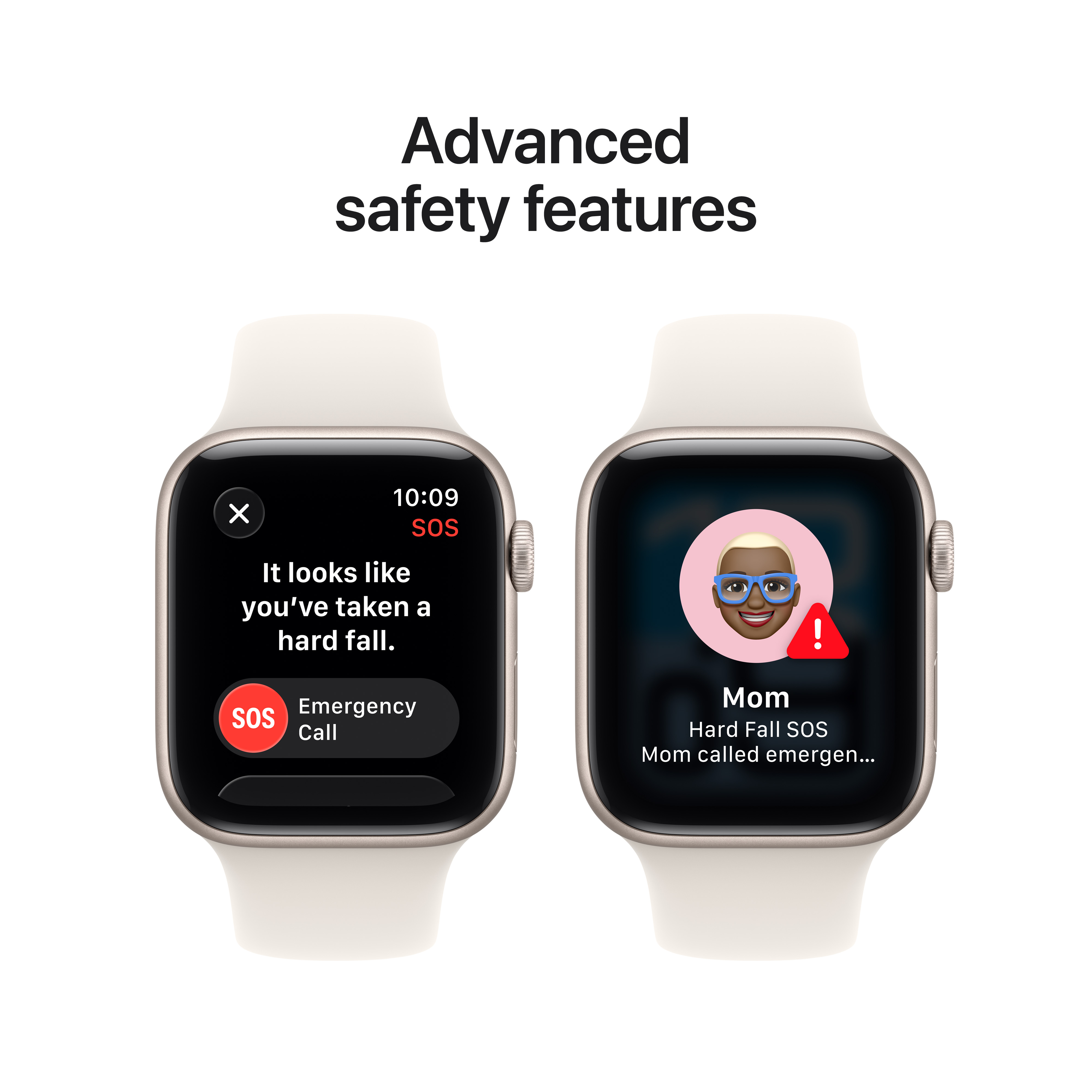 Apple Watch SE 3 GPS 44mm Starlight Aluminium Case with Starlight Sport Band, S/M 7