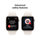 Apple Watch SE 3 GPS 44mm Starlight Aluminium Case with Starlight Sport Band, S/M