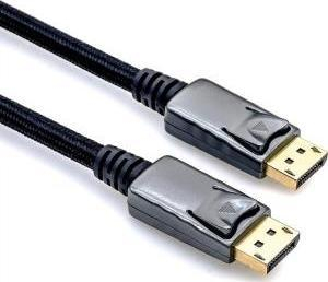 Kabllo DisplayPort ROLINE 11.04.5881, 2 m, 4K, e zezë