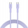 Kabllo USB C Canyon OnWire 60CL, USB C në USB C, 60W, 1m, e vjollcë