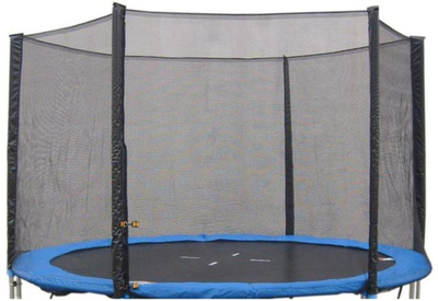 Rrjet sigurie për trampolinë Spartan Safety Net, diametër 244–250 cm, lartësi 175–180 cm, e zezë