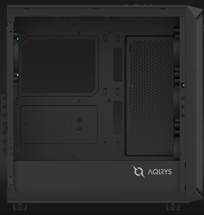 Kuti PC gaming Wezen Pro, ATX, xham i temperuar, RGB, e zezë