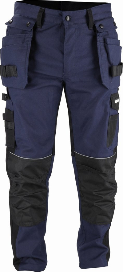 Pantallona pune DEDRA BH47SP SlimFit, shumë xhepa, 270 g/m², reflektuese