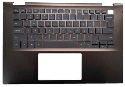 Tastierë laptopi Dell, komplet me palmrest, ngjyrë e zezë