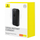Starter baterie dhe power bank Baseus, 10000mAh, me elektrik dore, i zi