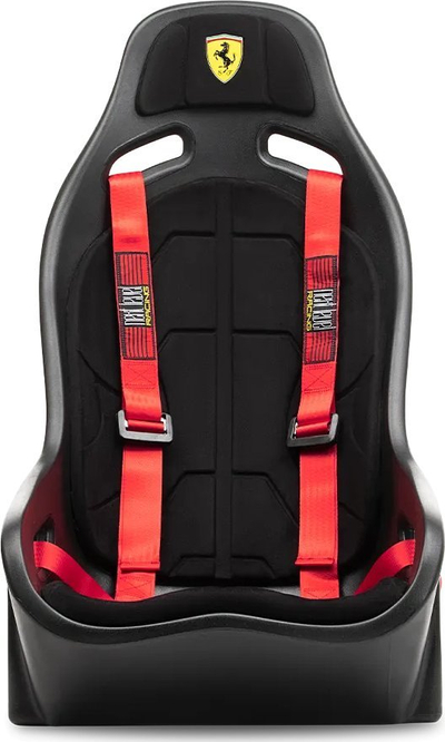 Uleëse simulimi garash Next Level Racing ERS1 Scuderia Ferrari Elite 160, sedilje sportive, rrip sigurie 4 pika, e zezë