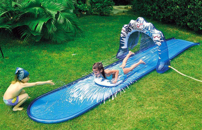 Rrëshqitëse uji SunClub Water Slide Ice Breaker, 500x95cm, shumëngjyrëshe