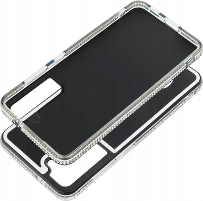 Футрола Teddy Bear за Samsung S23, PU TPU, сребрена
