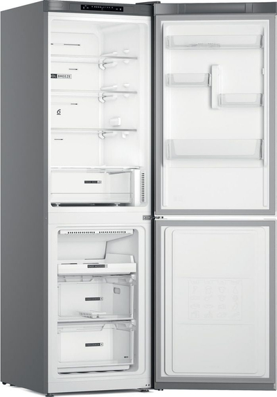 Frigorifer kombinë Whirlpool W7X 83A OX 1, 335L, No Frost, çelik inox