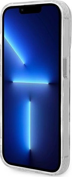 Mbrojtëse telefoni Guess Metal Outline MagSafe, iPhone 14 Pro Max, transparente, argjendtë