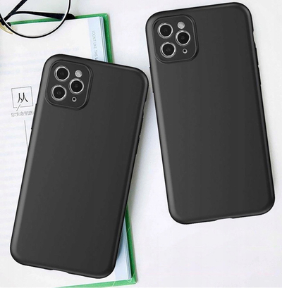Мека заштитна маска за телефон Samsung Galaxy M55, силикон, црна