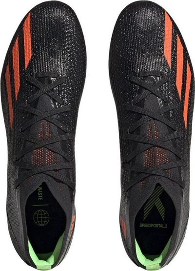 Këpucë futbolli Adidas X Speedportal.2 FG, për burra, fushë e fortë, të zeza