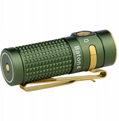 Dritë dore Olight Baton 4, 1300 lumene, EDC, jeshile