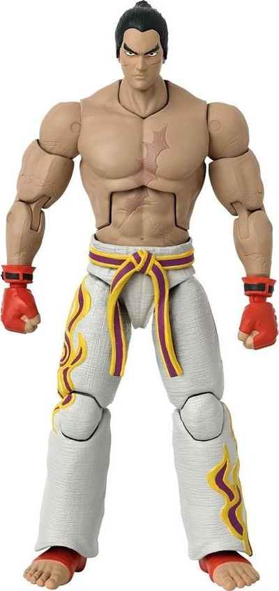 Figurë aksion Bandai Tekken Game Dimensions Kazuya, 16 cm, e bardhë