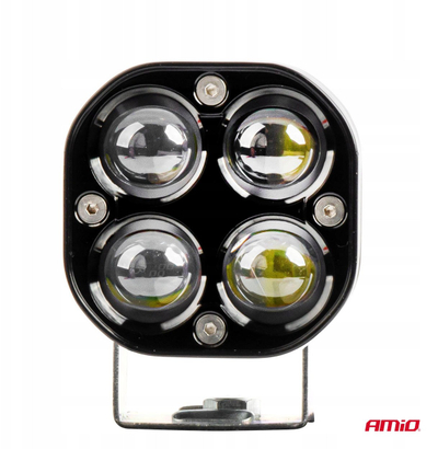 Dritë pune LED AMiO 04204, tension 10 30V, IP67, e bardhë