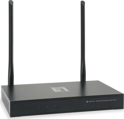 Pikë aksesi WiFi LevelOne WAP-6117 N300, PoE, 300 Mbps, i zi