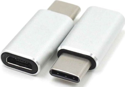 Adapter USB PremiumCord USB C në Micro USB, 5 Gb/s, 4.5 W, argjendtë