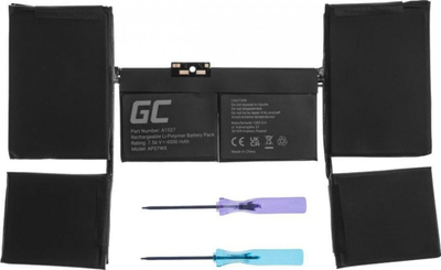 Bateri laptopi Green Cell A1527, 33Wh, për MacBook 12 A1534, e zezë