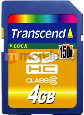 Kartë memorie Transcend 200x SDHC TS4GSDHC10, 4GB, Class 10