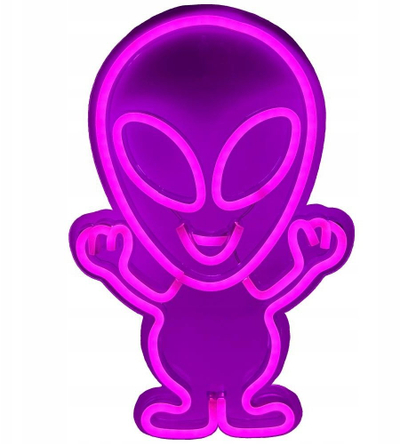 Dritë neon për dekor Neonix Astronaut LED, 59×73 cm, dritë e bardhë e ngrohtë, lejla