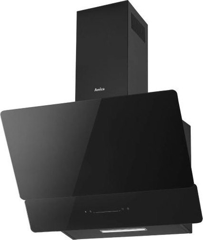 Okap kuzhine Amica OKP6859S, mur, xham i zi