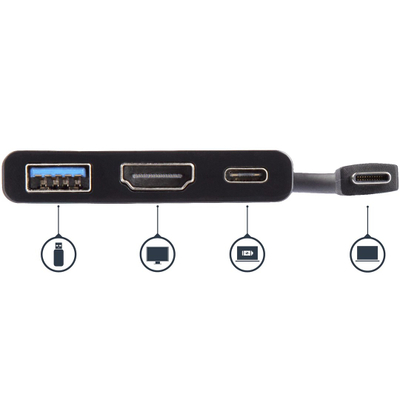 Adapter USB C StarTech CDP2HDUACP, HDMI 4K 30Hz, Power Delivery 60W, i zi